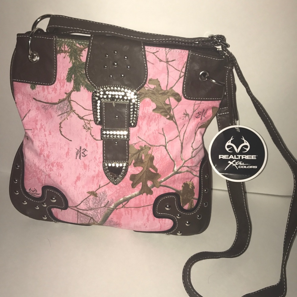 RealTree Pink Cross Body Bag